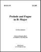 PRELUDE AND FUGUE IN BB MAJOR BRASS QUINTET P.O.D. cover